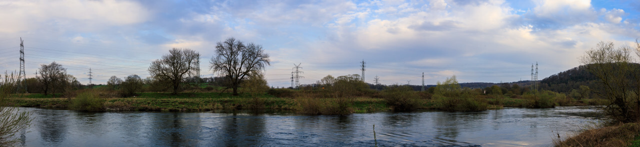 On the banks of the river Ruhr in Hattingen