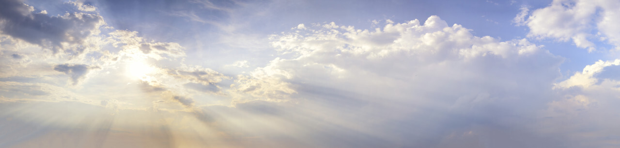 Sky replacement Sunny blue sky with beautiful clouds