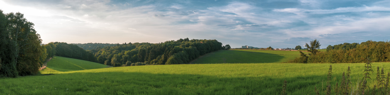 German Rural Landscape in Wuppertal Ronsdorf