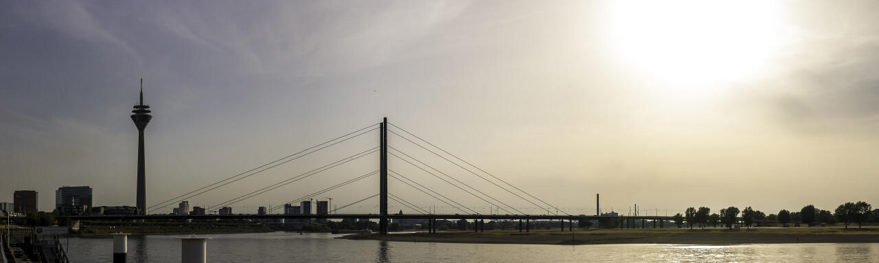 dusseldorf cityscape rhine