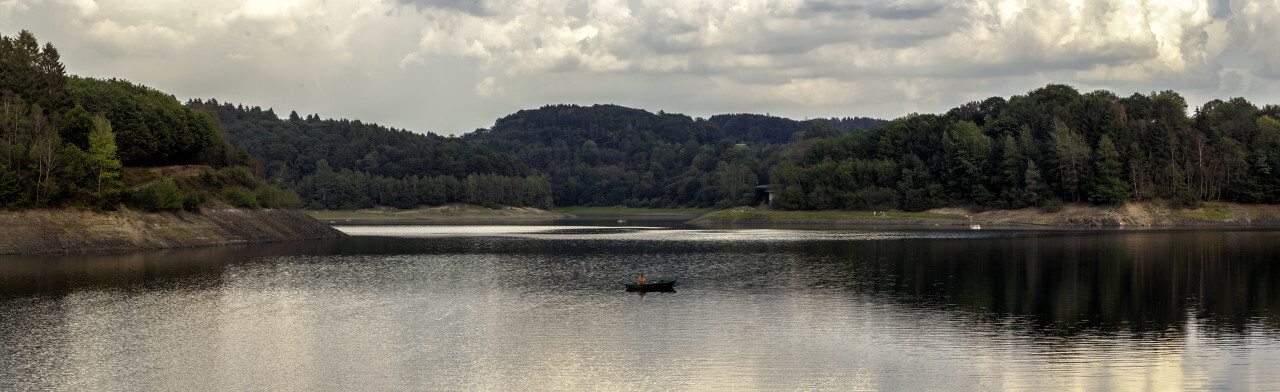 Wuppertalsperre by Remscheid, Radevormwald and Hückeswagen - German Lake
