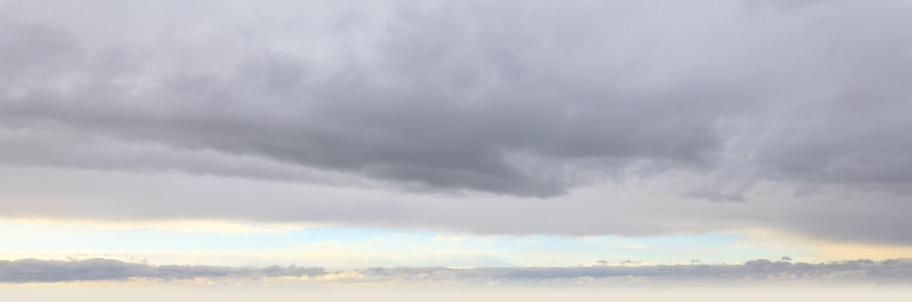 Sky replacement stormy clouds on a rainy day