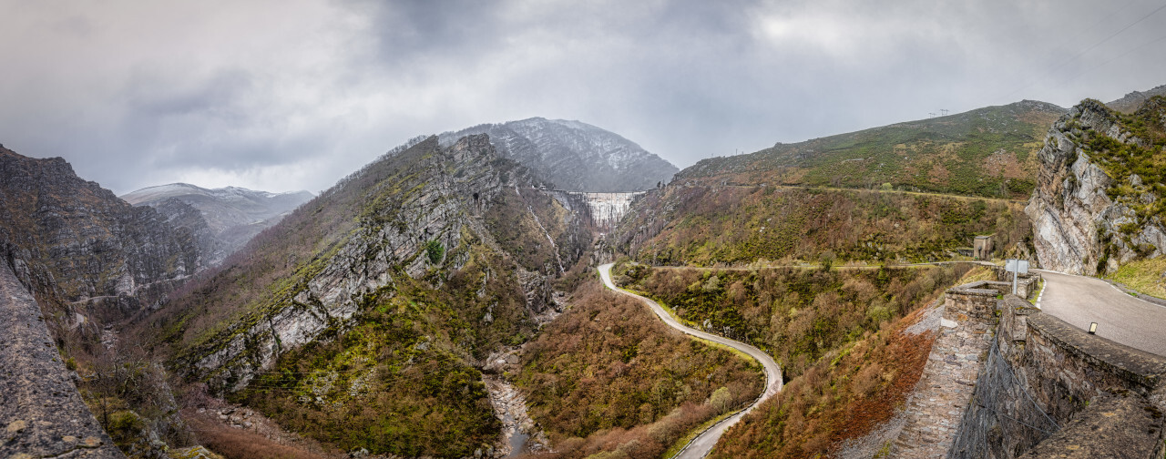Tudanca Cantabria in Spain Mountain Landscape