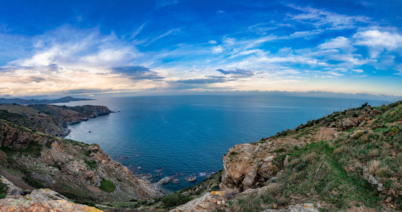 Taula d orientacio Cap de Rederis Seascape Panorama