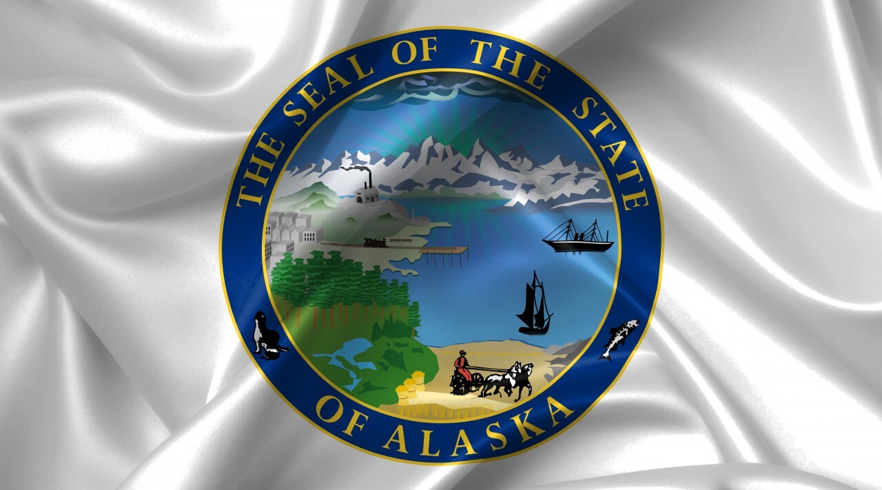 alaska seal country symbol illustration