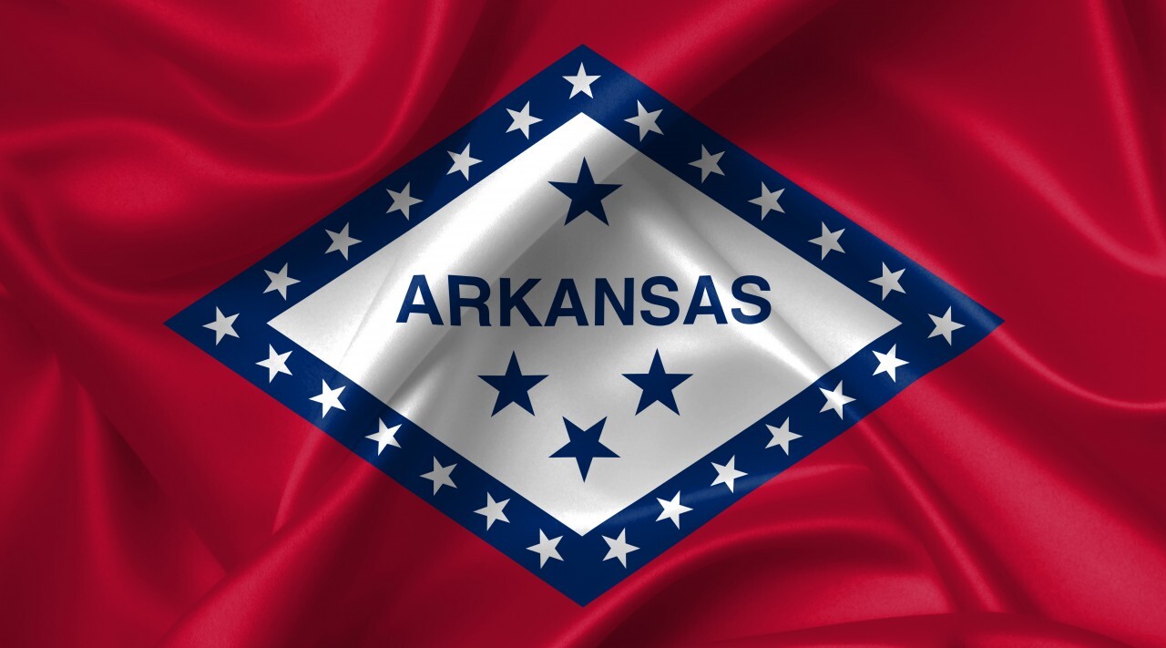 arkansas flag country symbol illustration