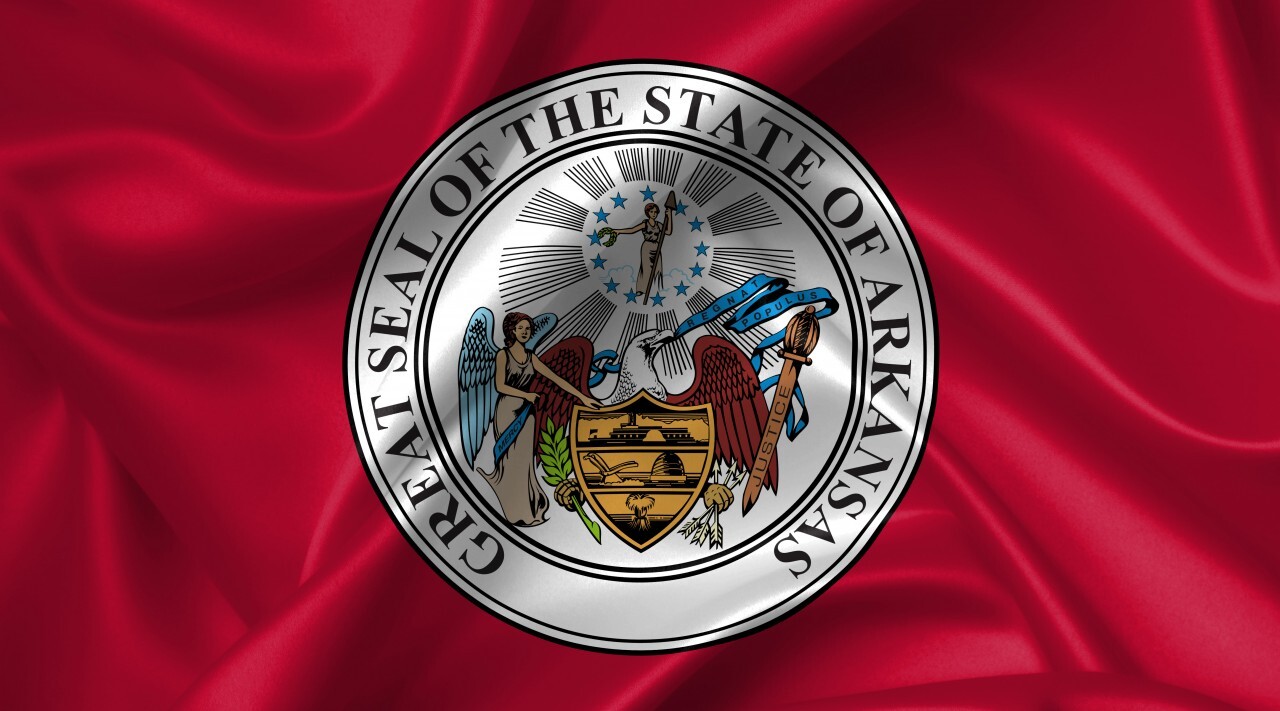 arkansas seal red