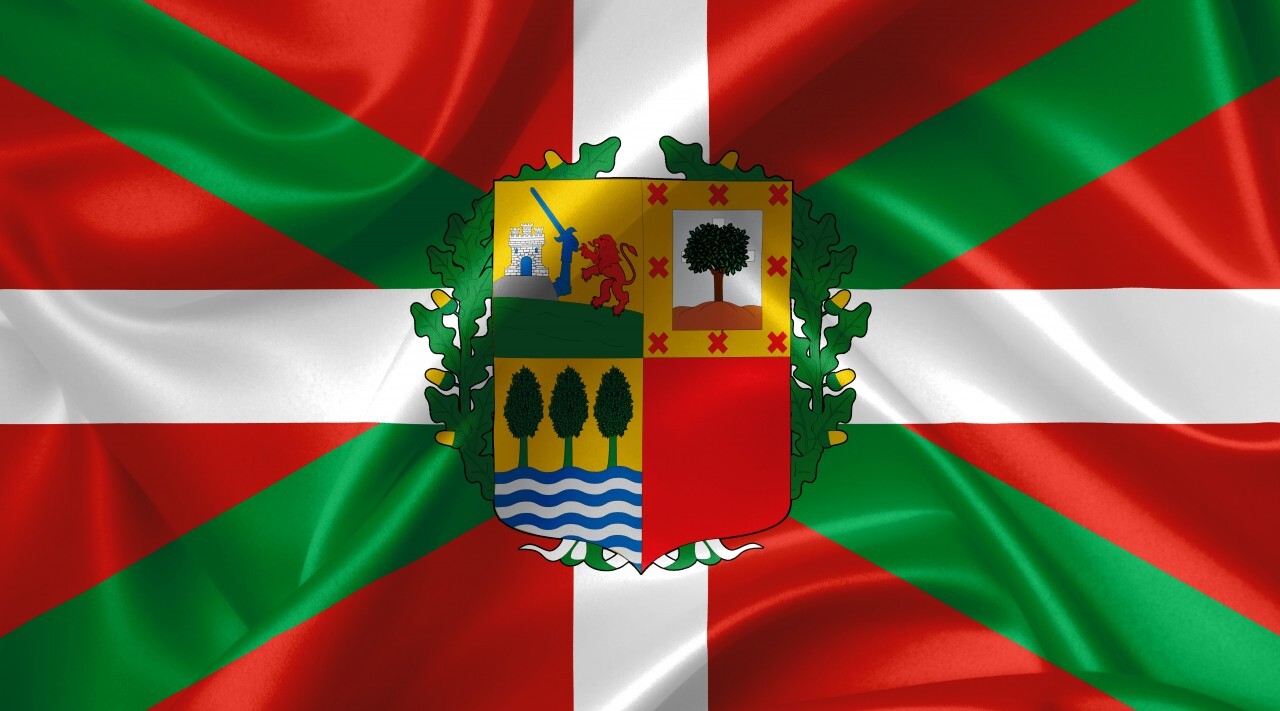 basque country flag country symbol illustration