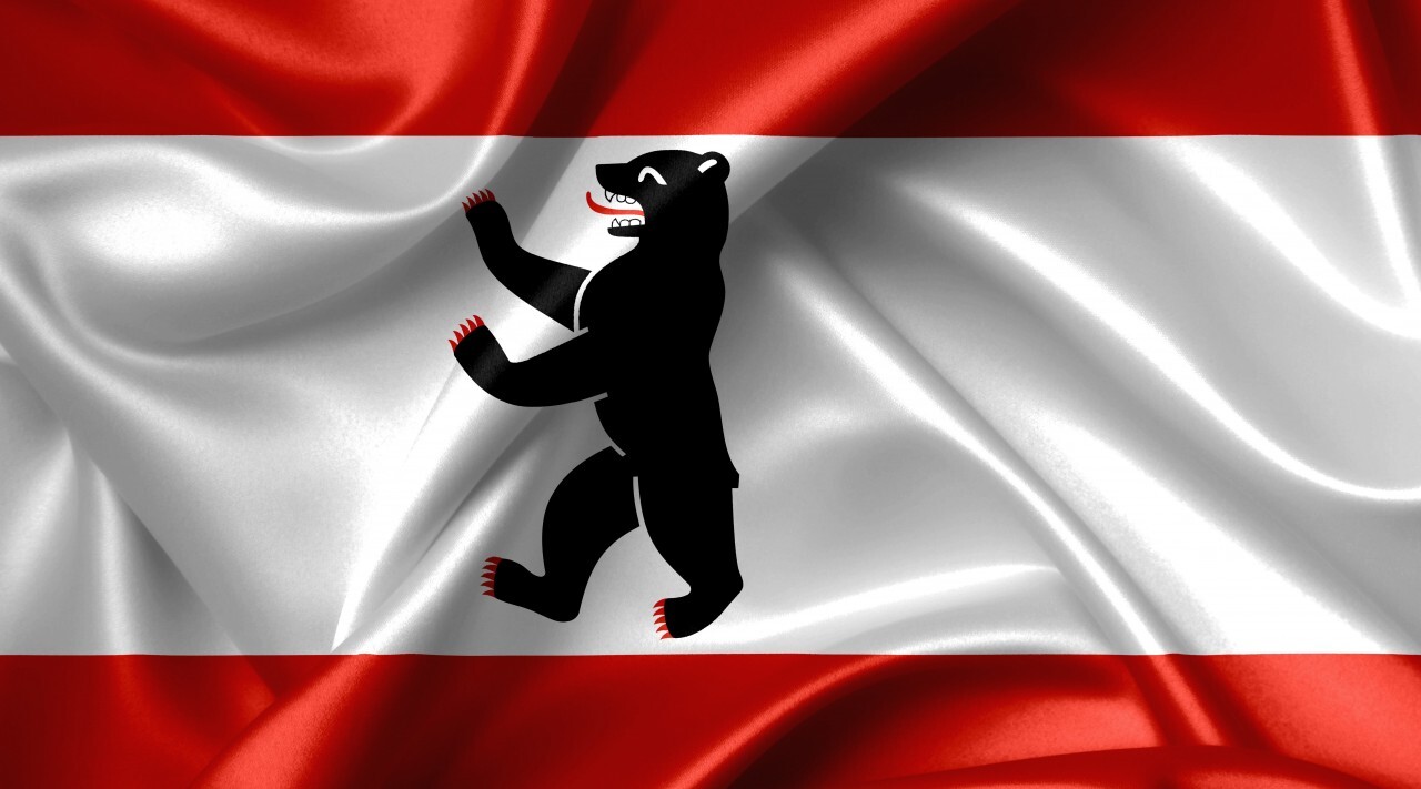 berlin flag, the flag of the german capital city