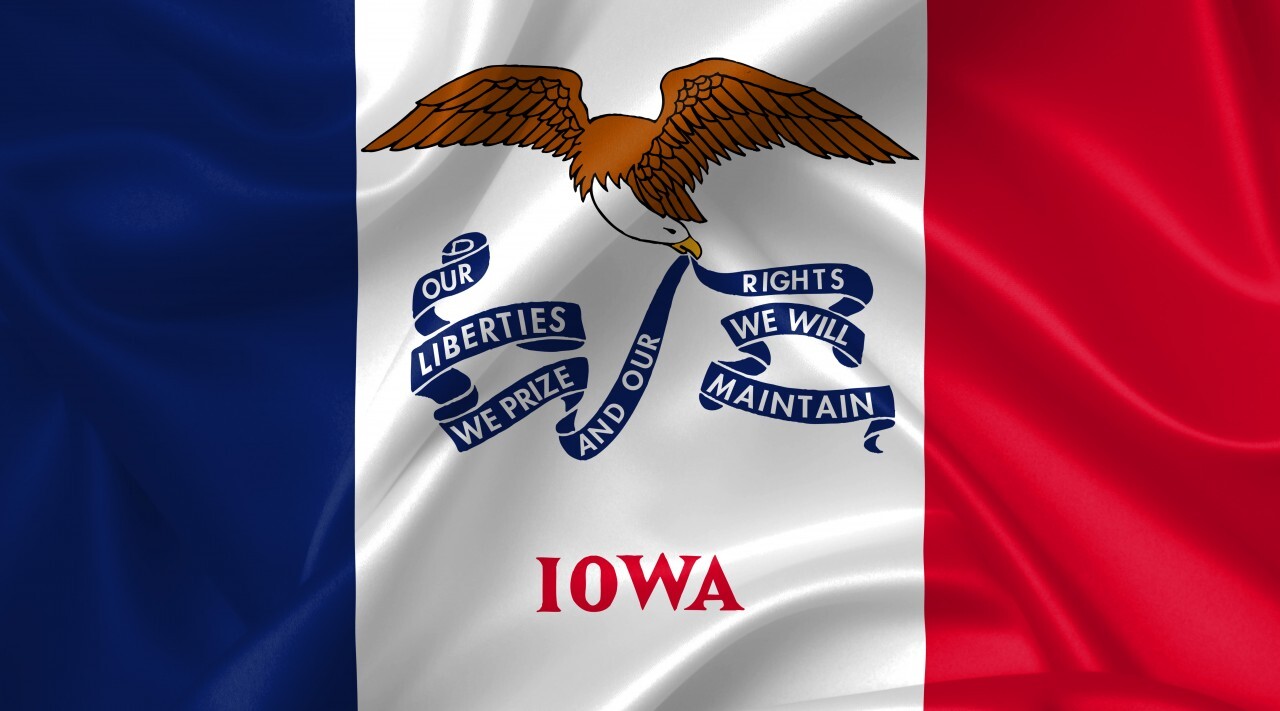 iowa flag