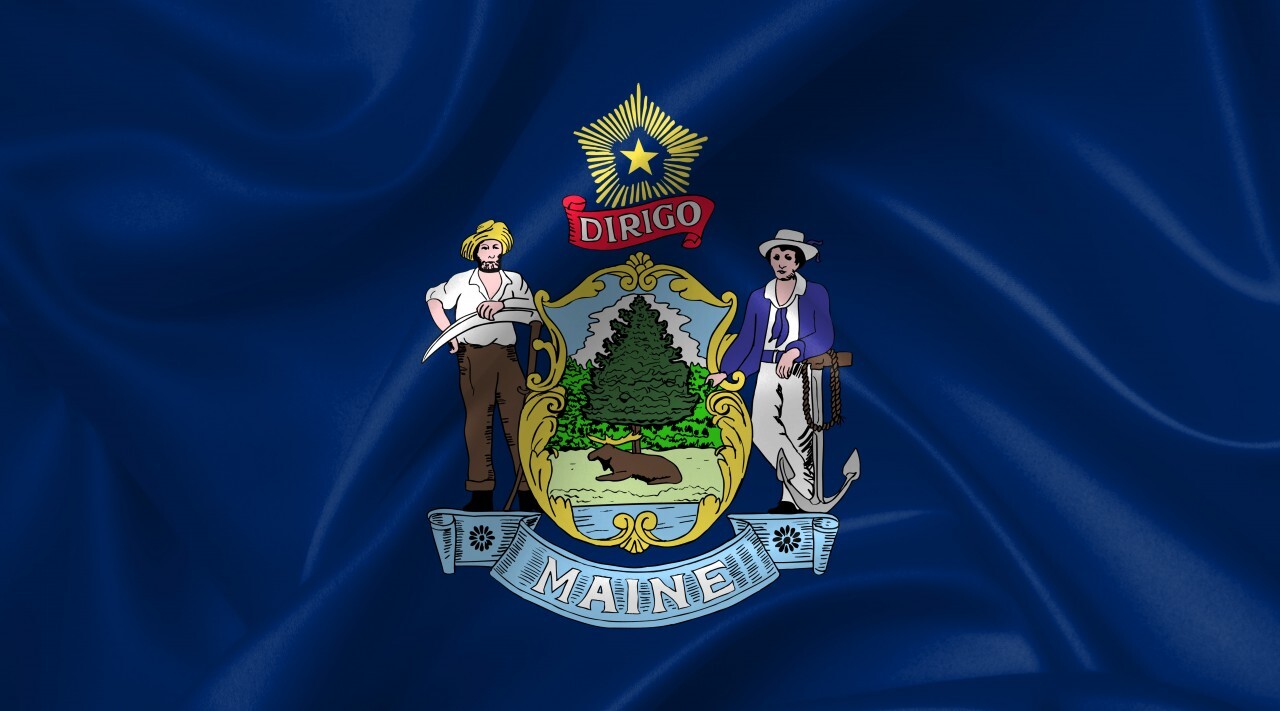 maine flag