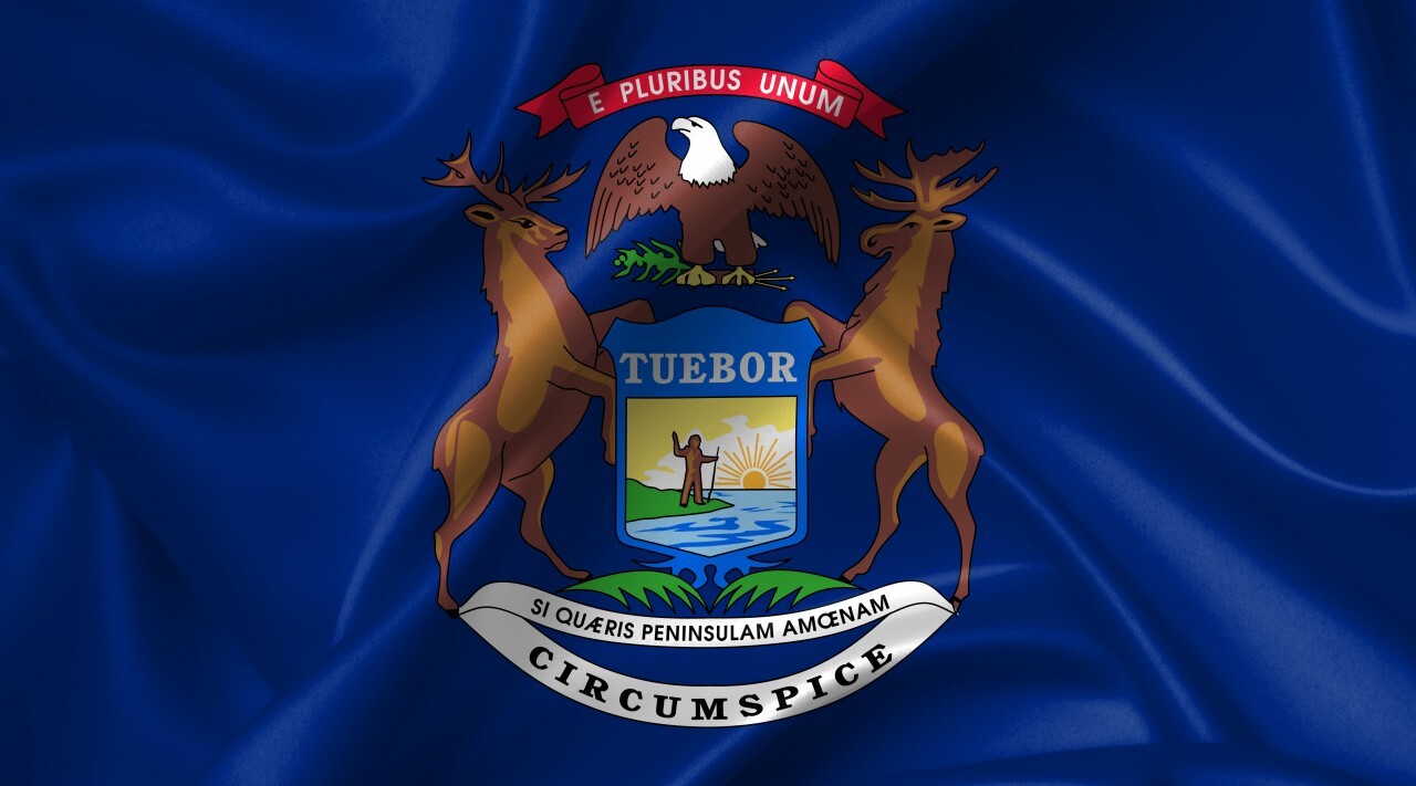 michigan flag