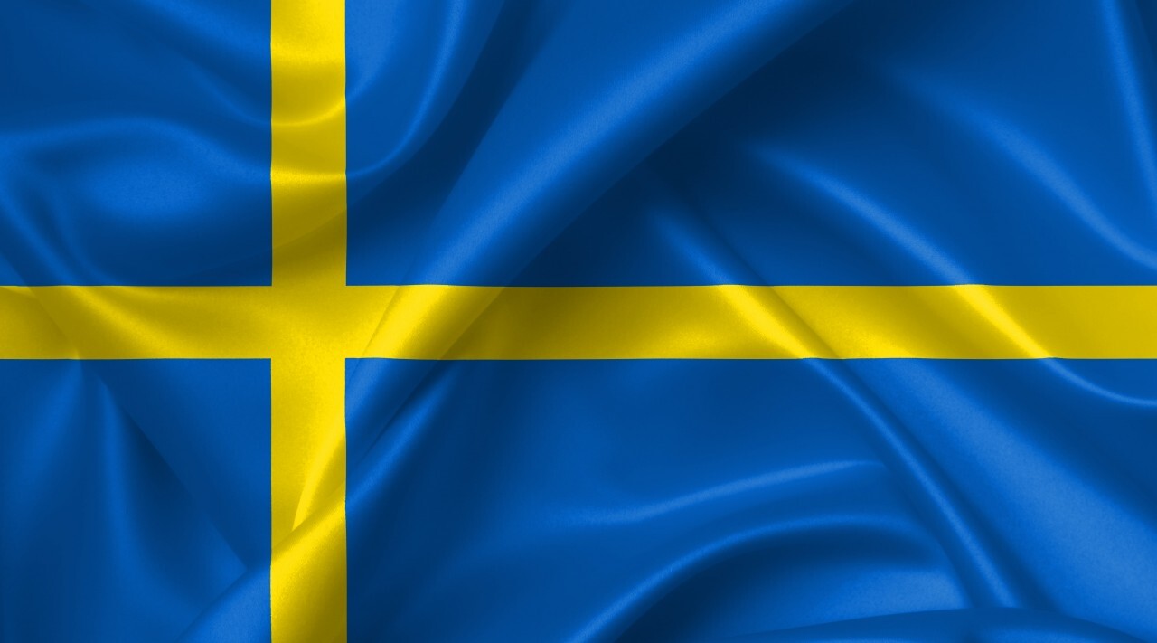 swedish flag - flag of sweden