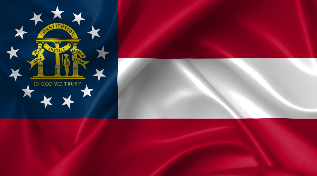 us georgia flag
