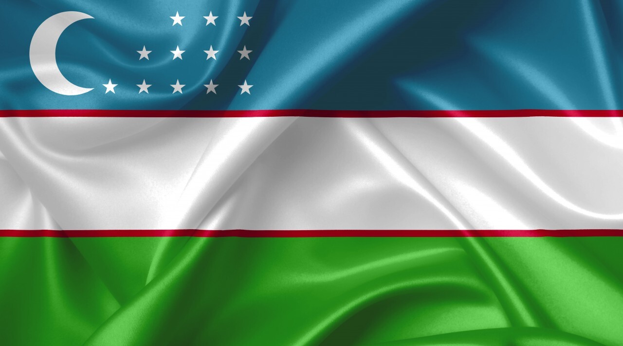 uzbekistan flag