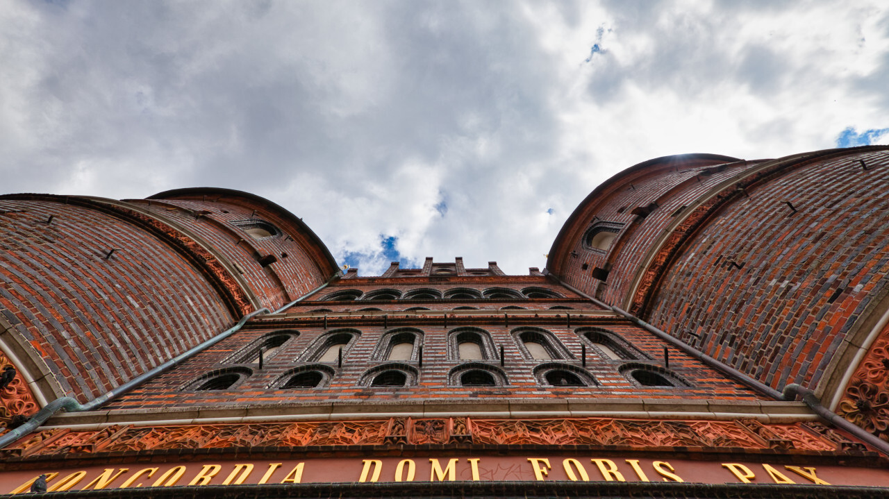 Holsten gate in Lubeck