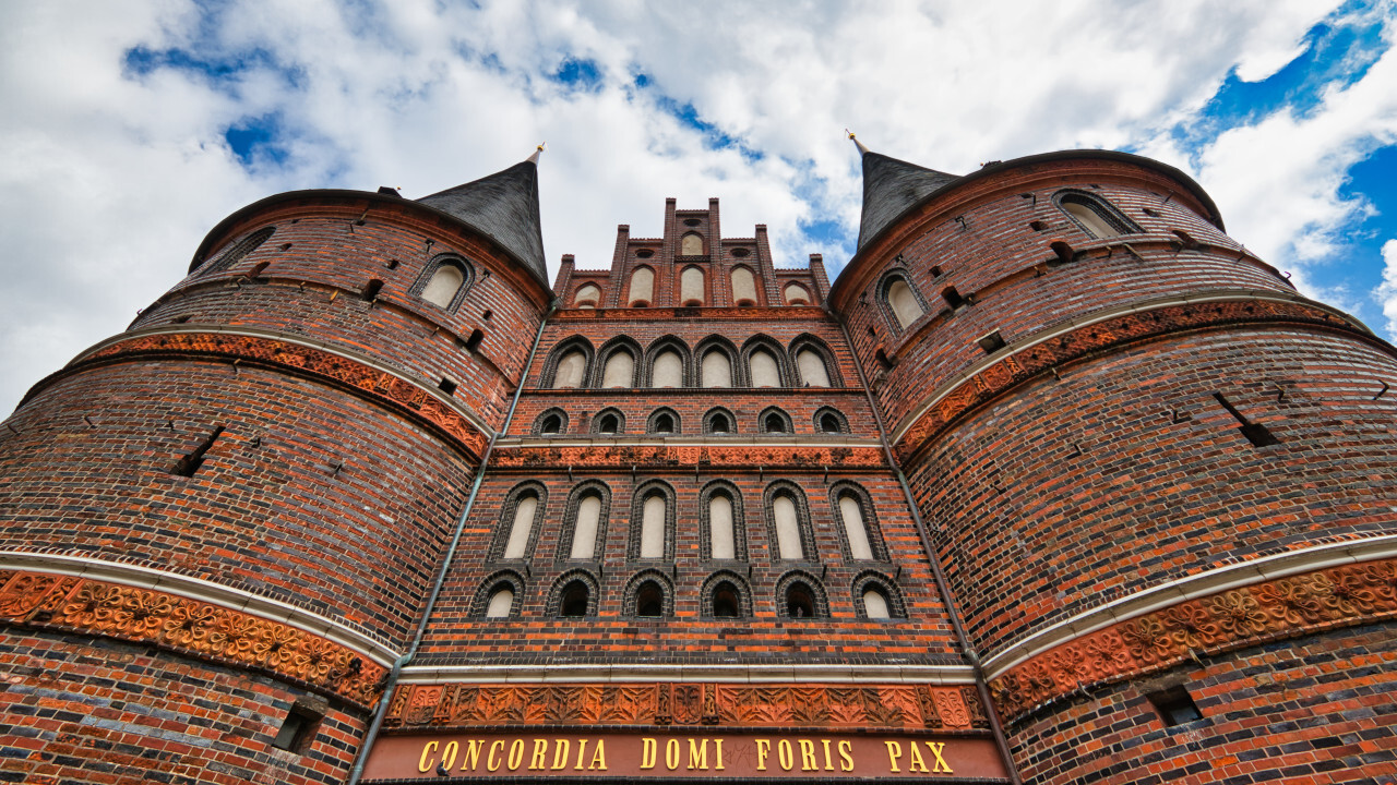 Holsten gate in Lubeck