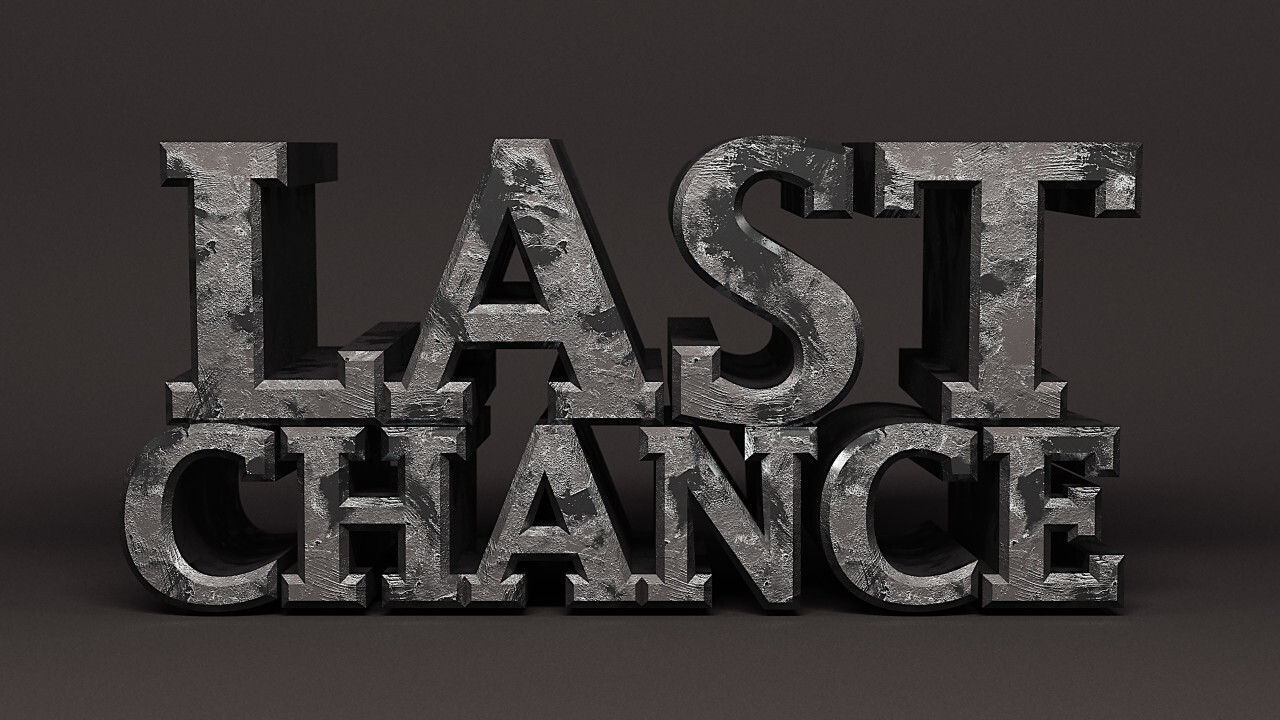 last chance iron word