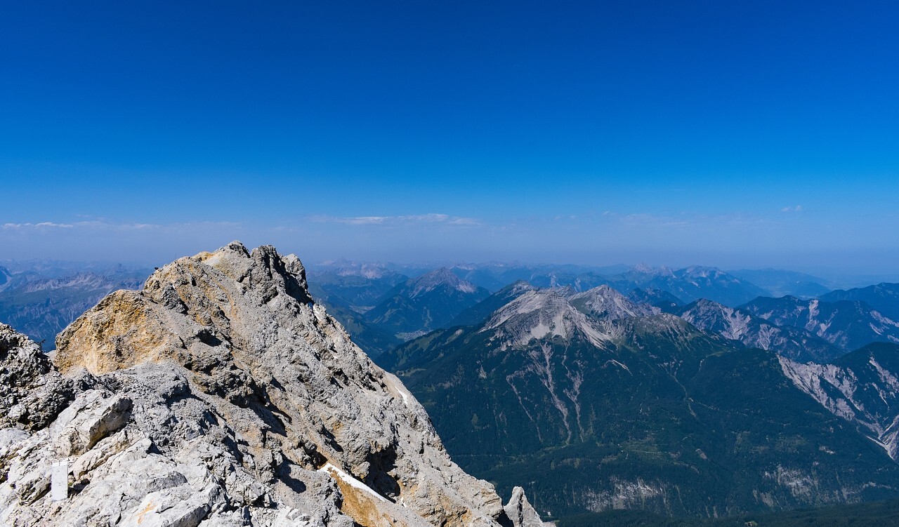 summit of the zugspitze