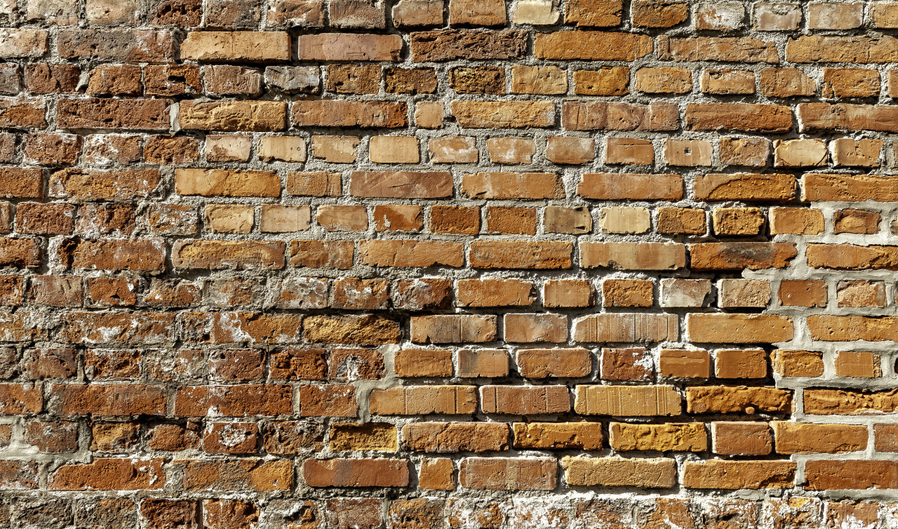 red grunge brick wall texture background