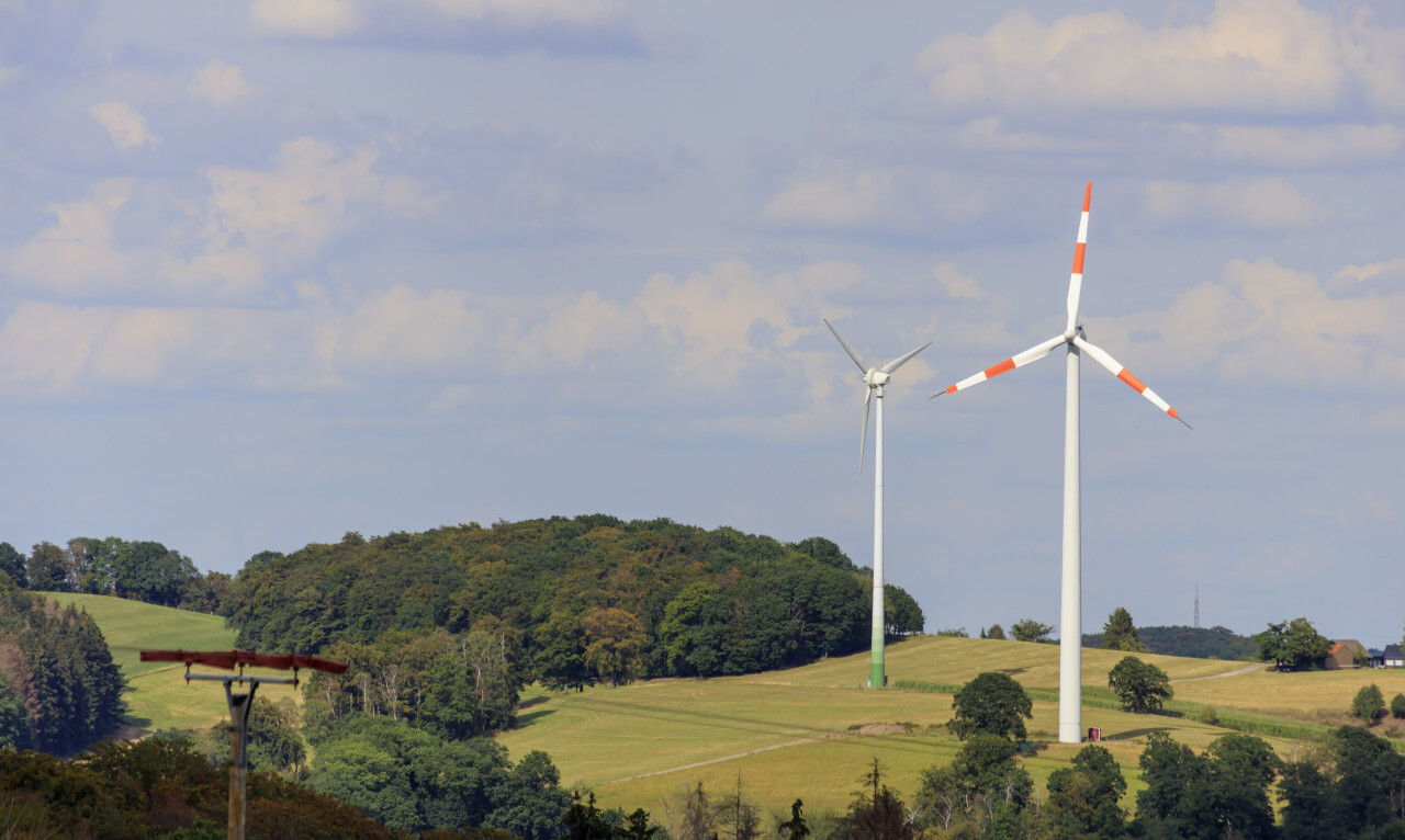 Wind turbines for wind energy collection