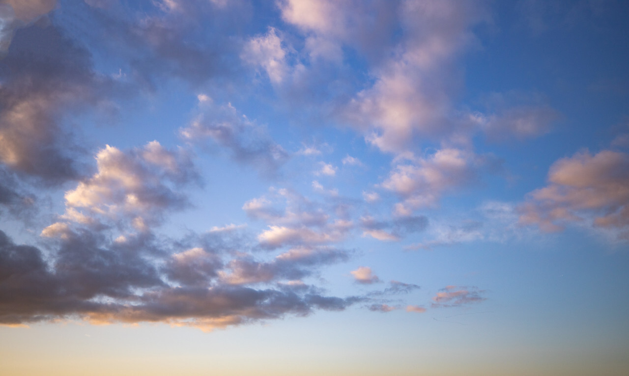 beautiful blue sky gradient