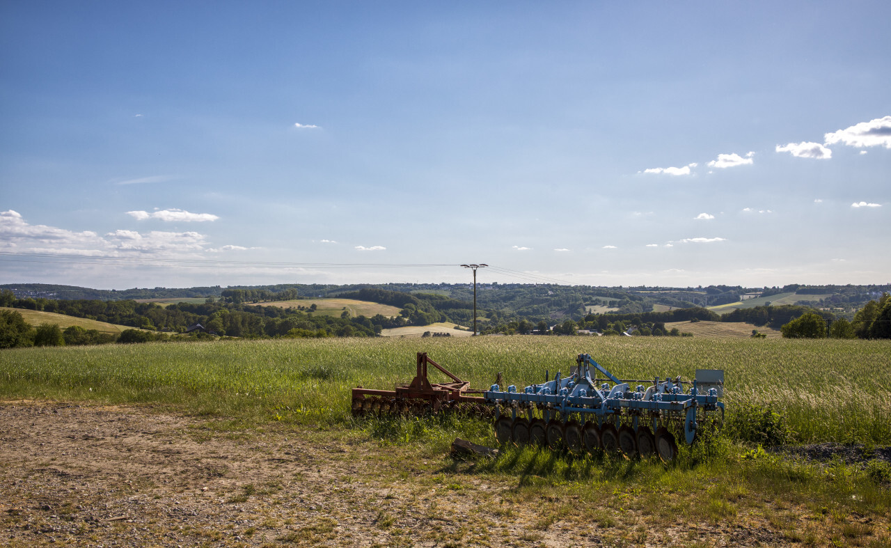 German countryside landscape, Rhine Region - Rural Landscape in Germany