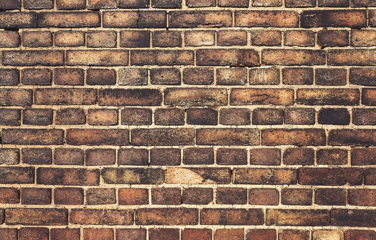 old red brick wall texture