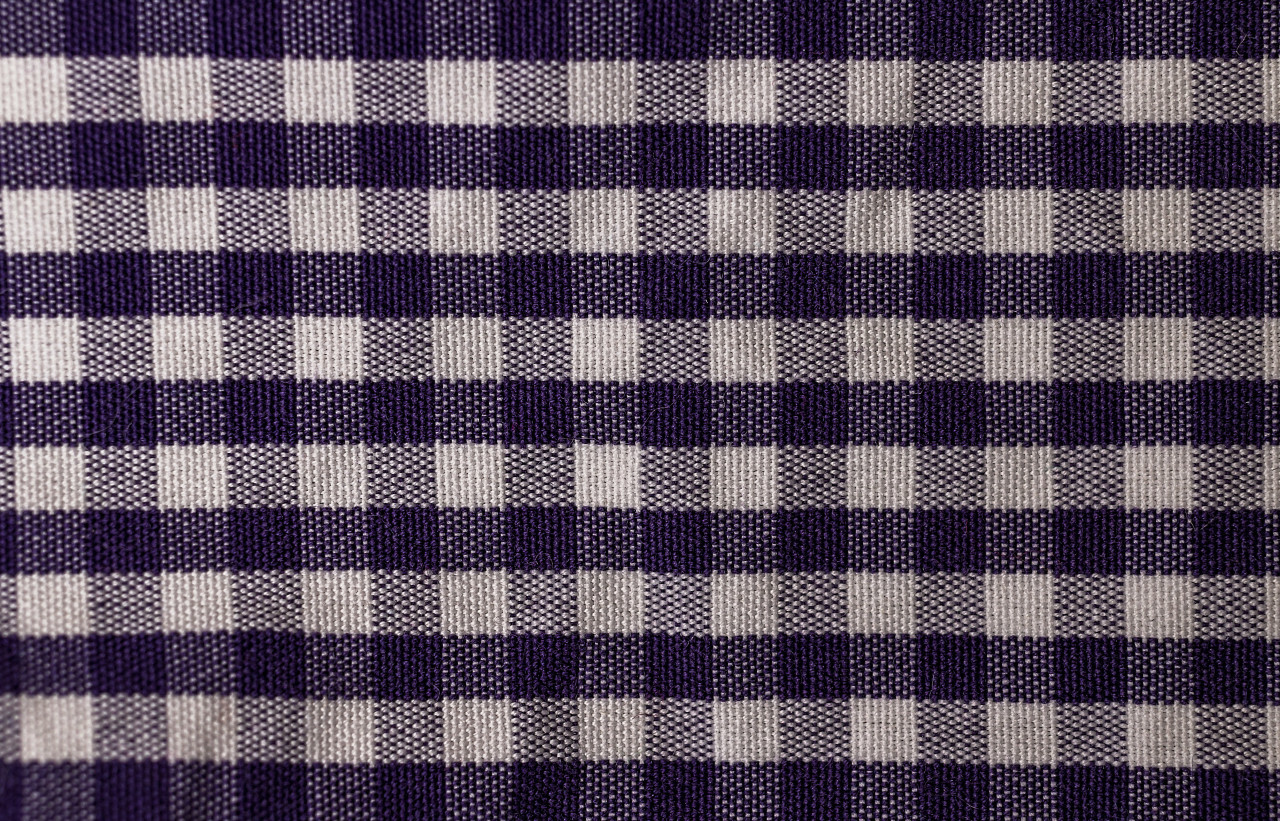 checked fabric texture