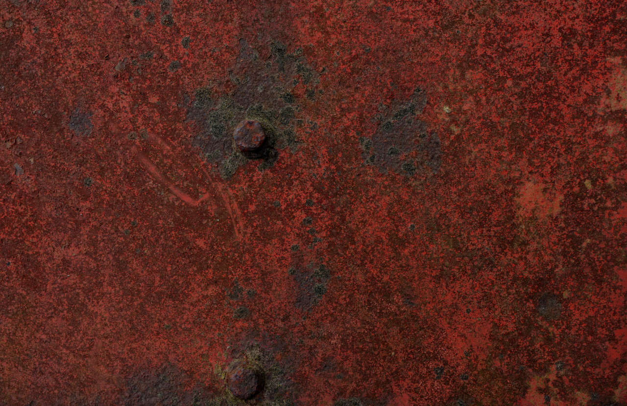 Grunge red metal texture