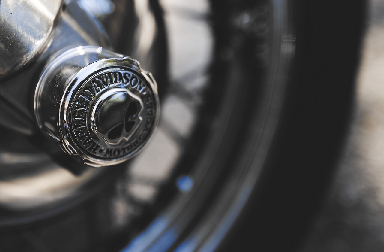 motorcycle wheel skull