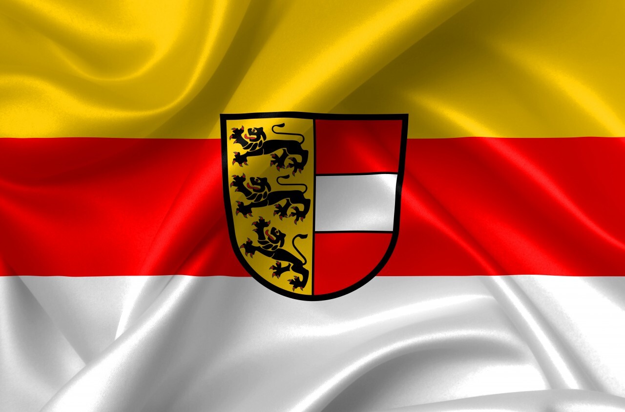 flag of the state of carinthia austria country symbol illustration