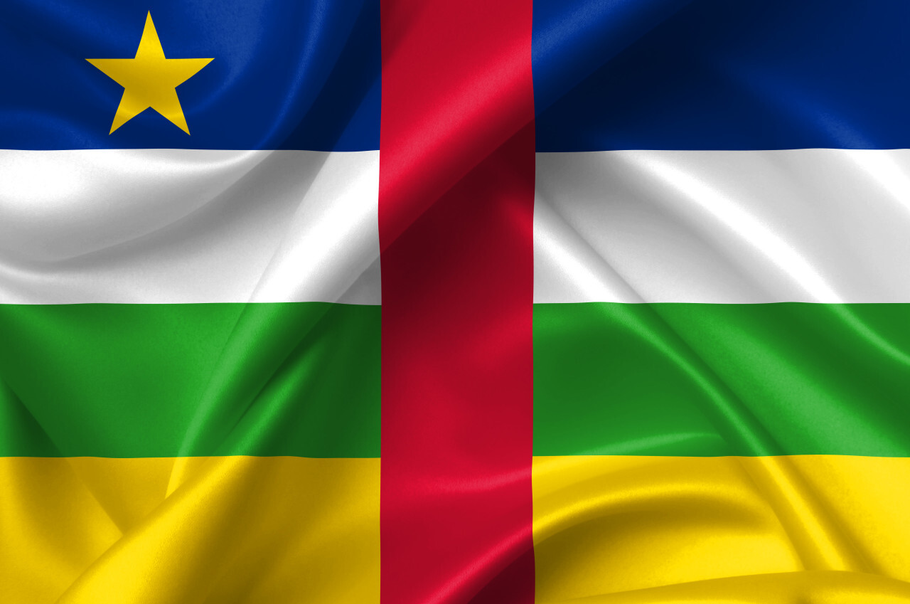 flag of the central african republic