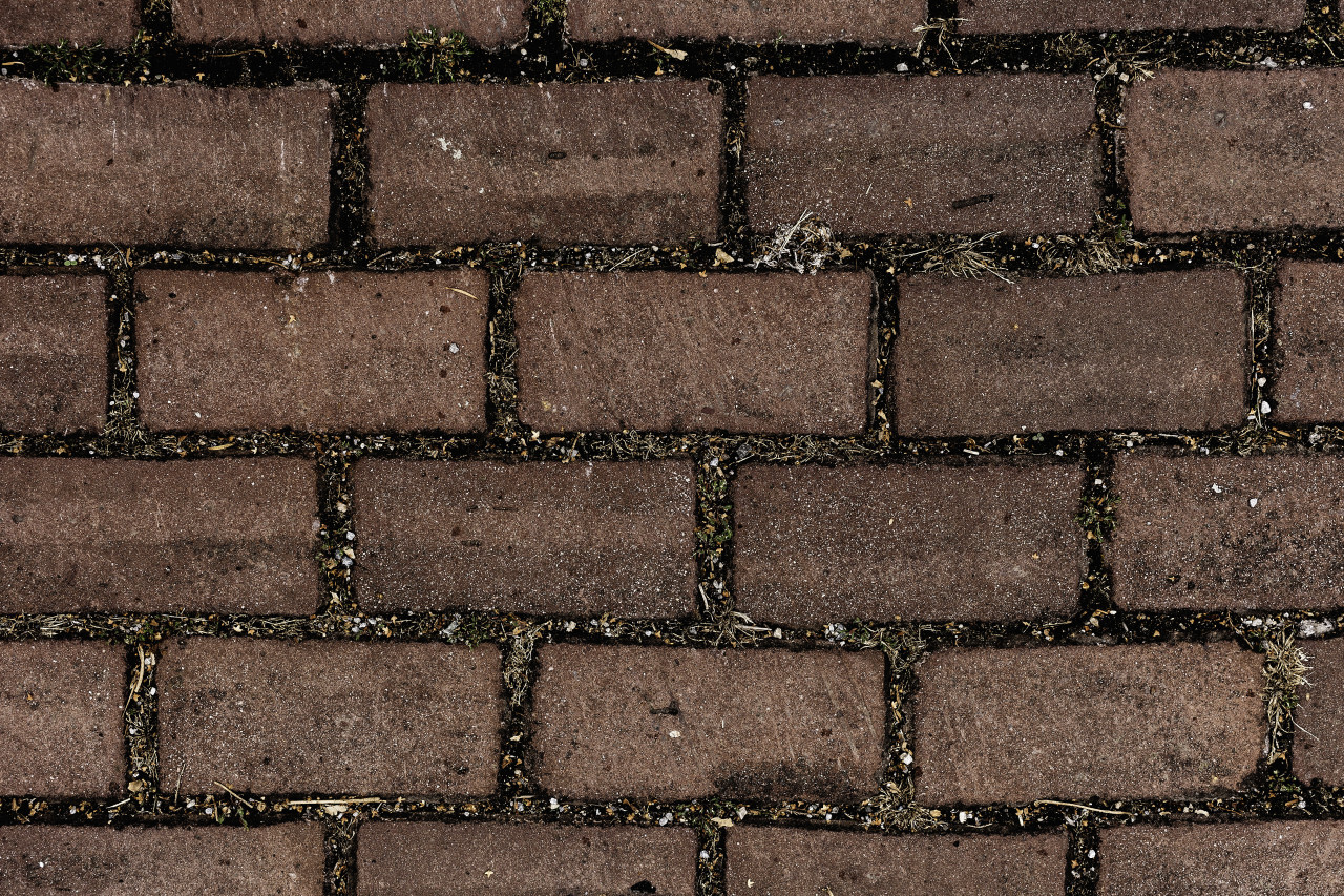 red stone walkway texture