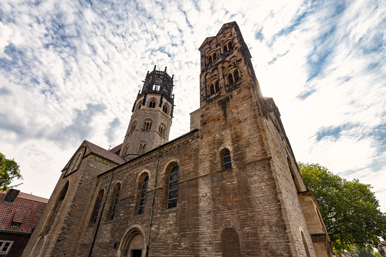 st ludgeri church in munster by germany