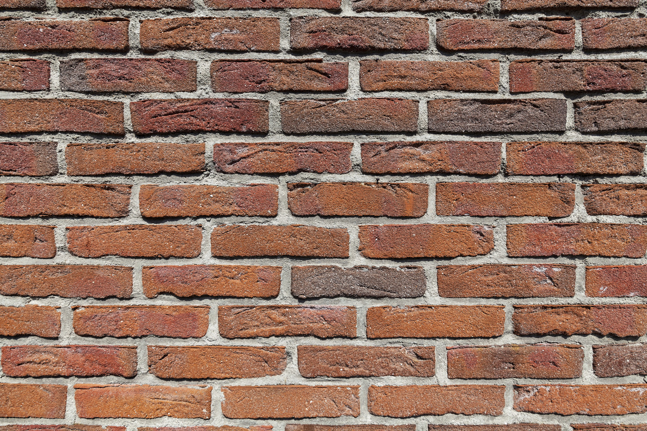 red brick wall stone texture background