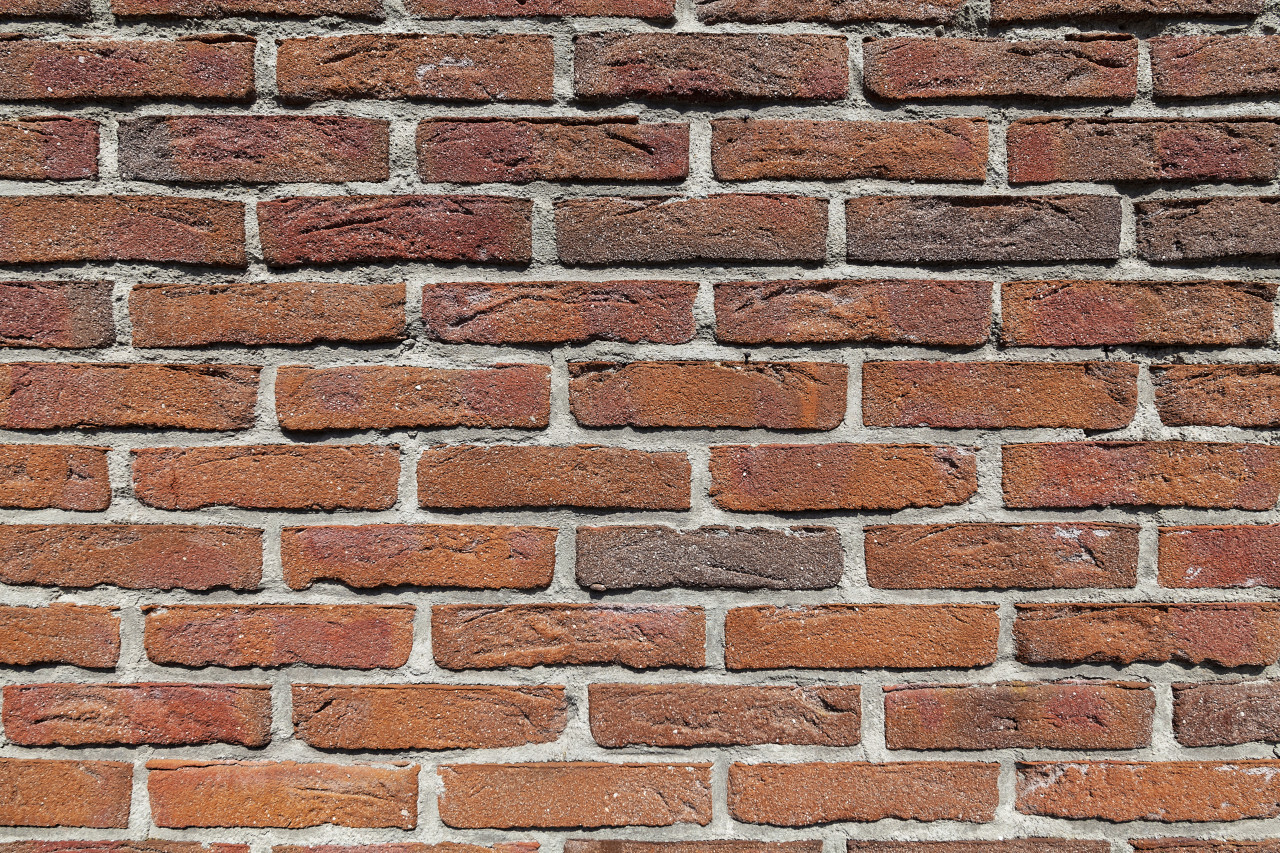 red brick wall stone texture background