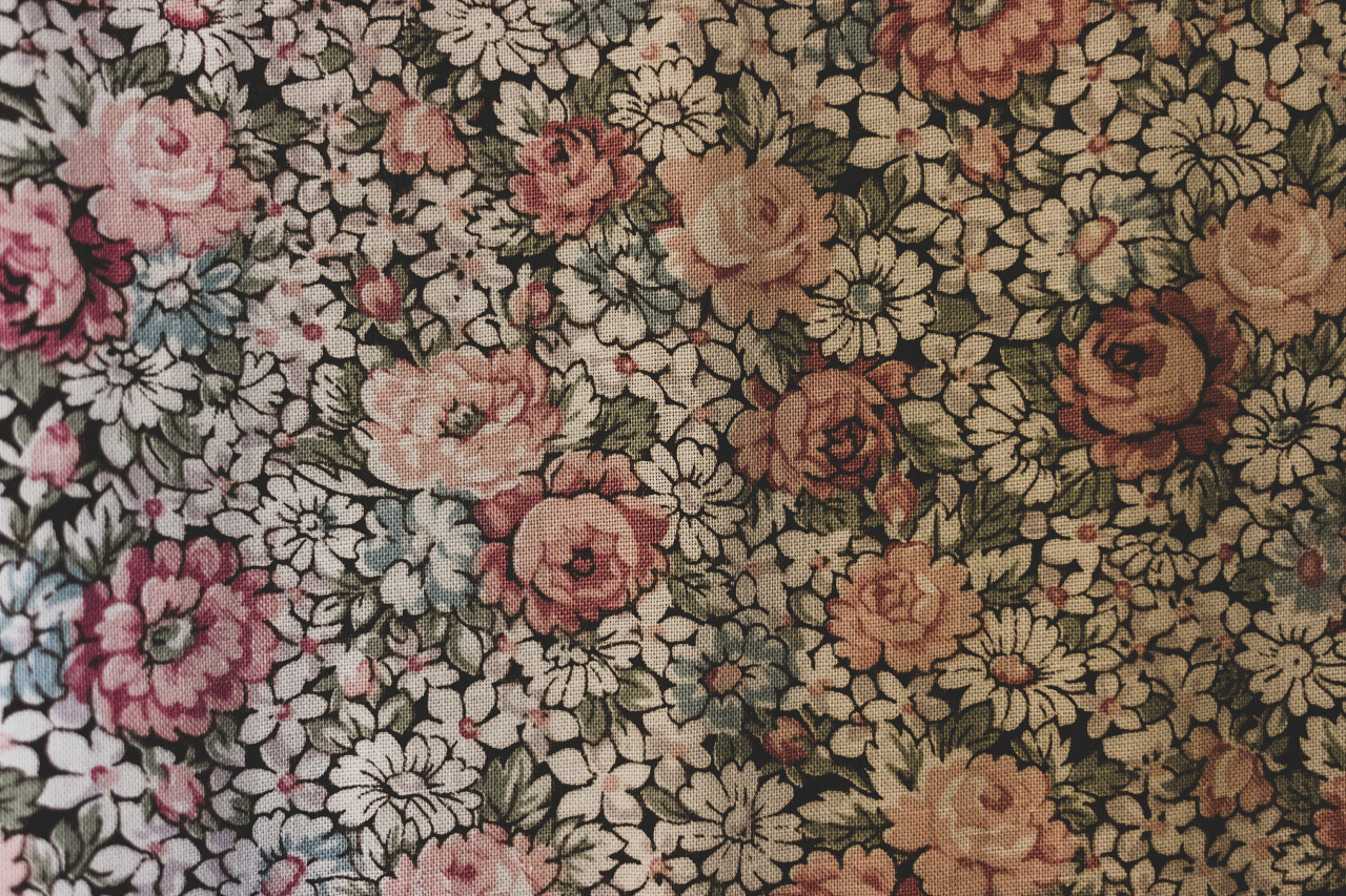 fabric floral texture