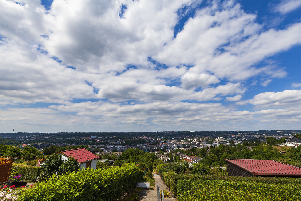 wuppertal cityscape panorama