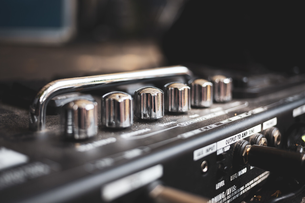 audio amplifier music control panel
