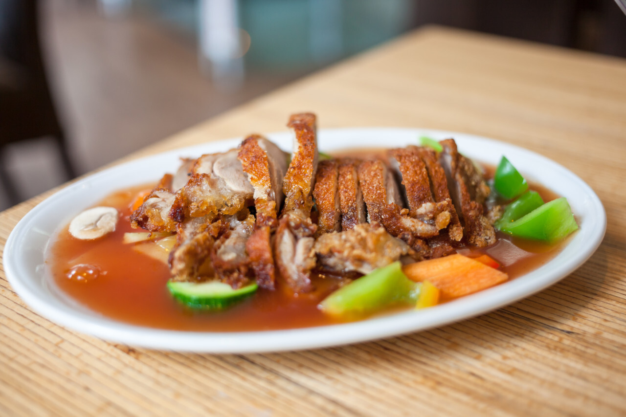 asian duck with sweet sour sauce
