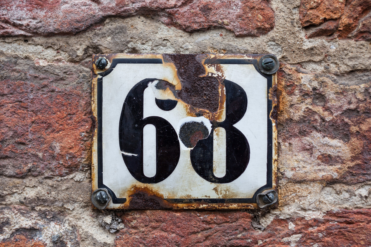 door number 68