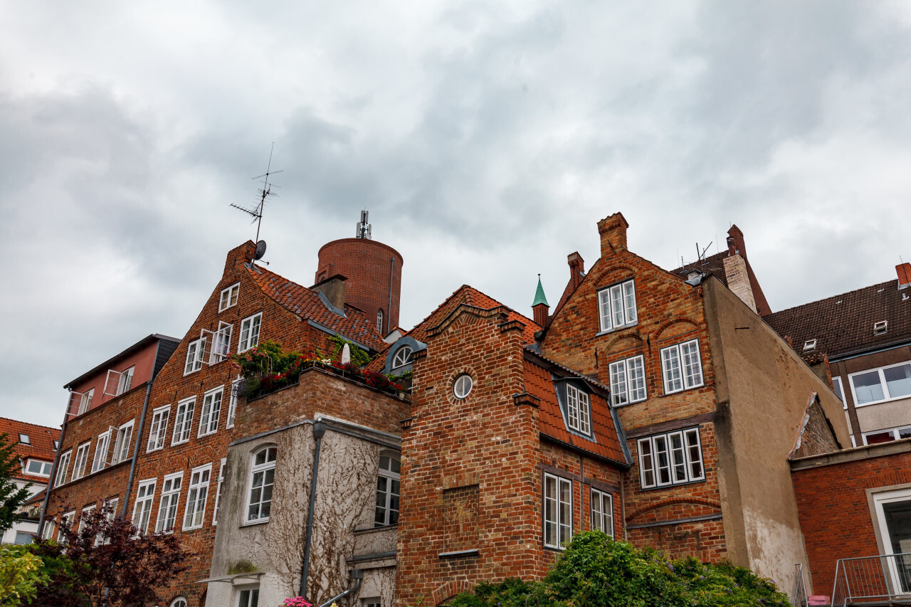 lubeck old city buildings