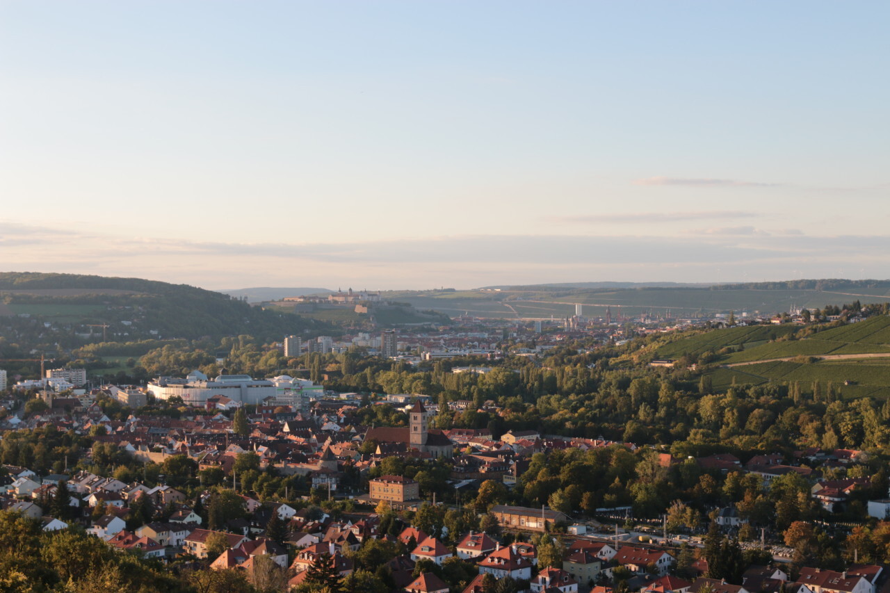 Historic city of Wurzburg, Franconia, Bavaria