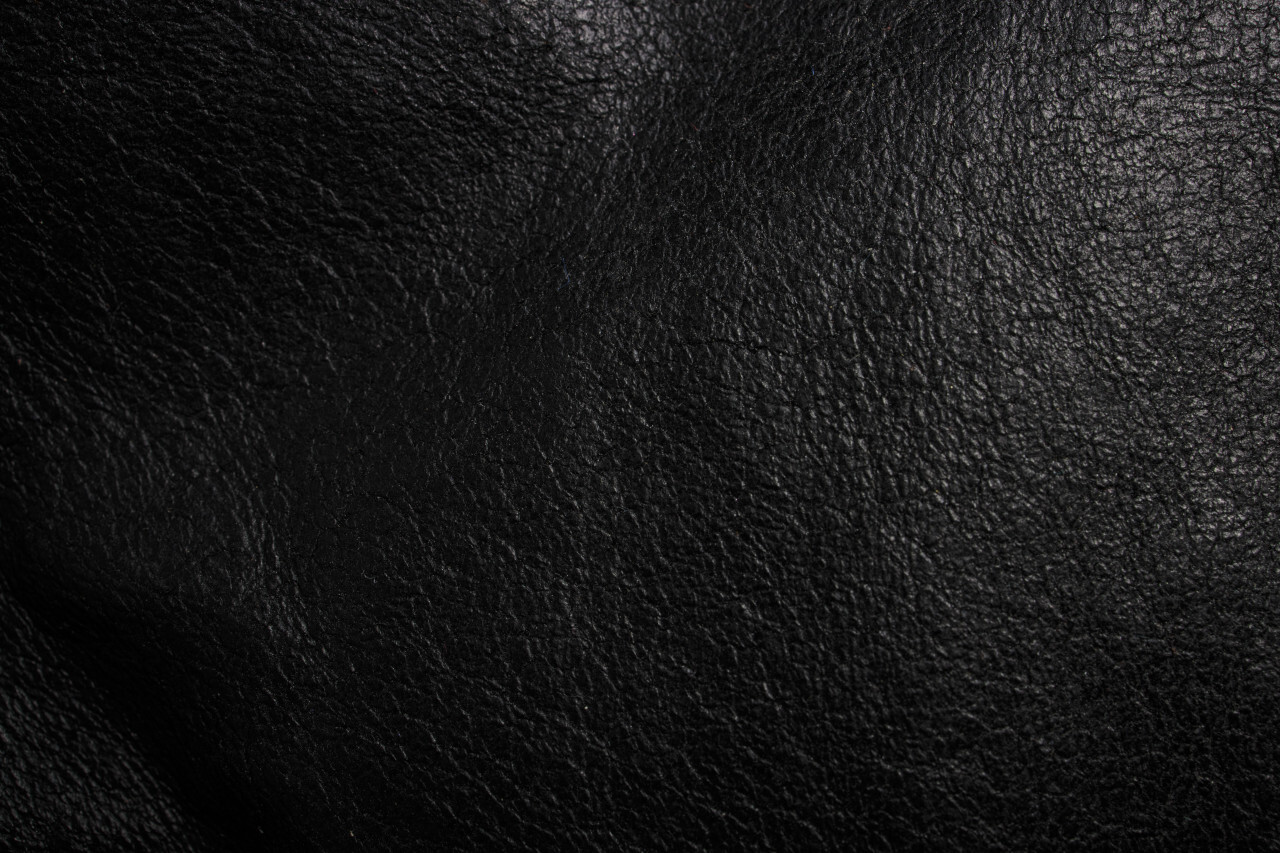 Black leather texture background