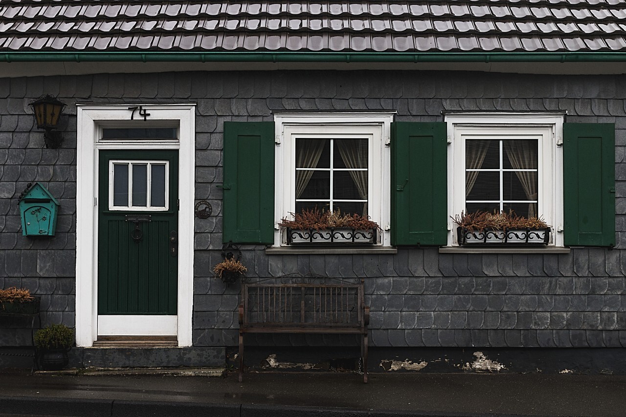 traditional old  german house