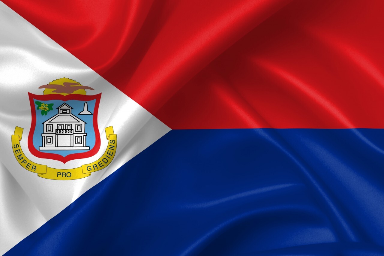 flag of sint maarten