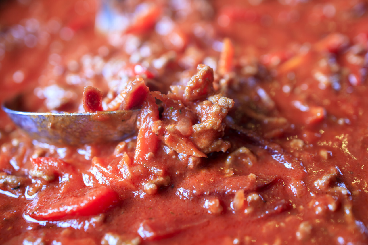 Souce Bolognese Close-Up