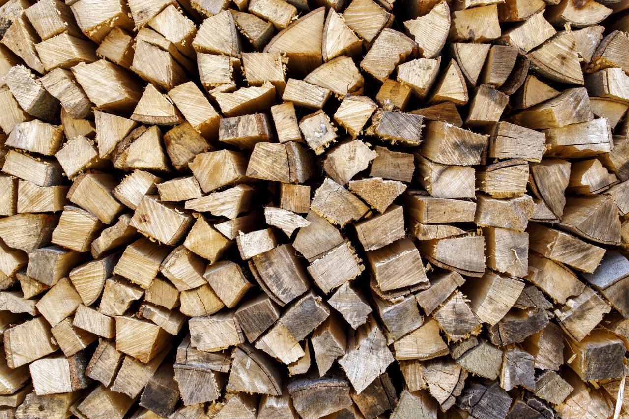 Firewood texture background