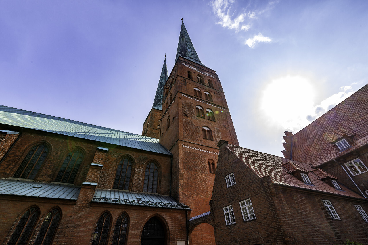 cathedral of the hanseatic city of lubeck